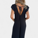 Mono Isela avec Décolleté en V et Imprimé Léopard