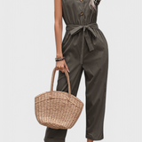 Mono Sans Manches Marie avec Boutons