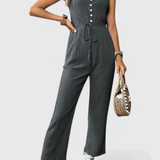 Mono Texturé Marisela avec Décolleté en V