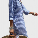 Robe Chemise Rayée Sherlyn Intemporelle
