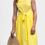 Robe Dezi Longue Sans Manches avec Bretelles Latérales Ajustables