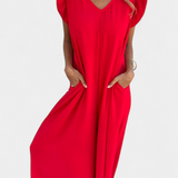 Mono Isela avec Décolleté en V et Imprimé Léopard