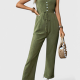 Mono Texturé Marisela avec Décolleté en V