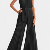 Mono Palazzo Plissé Patrizia avec Col Halter