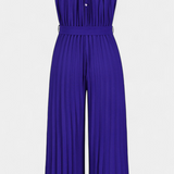 Mono Palazzo Plissé Patrizia avec Col Halter