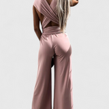 Mono à Jambes Larges Ivana avec Dos Croisé