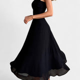 Robe Midi A-Line Mary Sans Manches