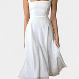 Robe Midi A-Line Mary Sans Manches