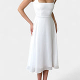Robe Midi A-Line Mary Sans Manches