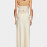 Ensemble de Jupe Midi Sans Bretelles Fjorela en Beurre