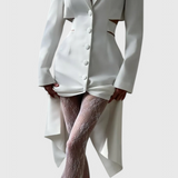 Robe Blazer Midi Bernice avec Découpe et Dos Ouvert