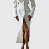 Robe Blazer Midi Bernice avec Découpe et Dos Ouvert