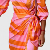 Robe Enveloppante Imprimée Maira