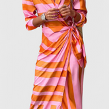 Robe Enveloppante Imprimée Maira