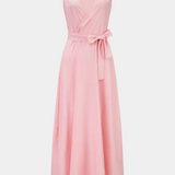 Marla – Robe Longue avec Décolleté en V et Silhouette Fluide