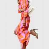 Robe Enveloppante Imprimée Maira