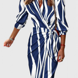 Robe Enveloppante Imprimée Maira