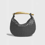 Sac Gerda Woven avec Poignée Dorée