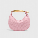 Sac Gerda Woven avec Poignée Dorée