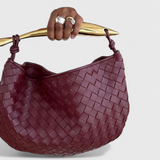 Sac Gerda Woven avec Poignée Dorée