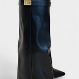 Bottes à Talon Carré jusqu'au Genou