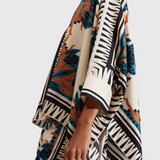 Ensemble Floral en Satin Beatriz au Crépuscule