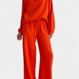 Ensemble de Deux Pièces Aya en Coton avec Décolleté en V