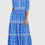 Robe Midi Casilda avec Imprimé de Chaînes