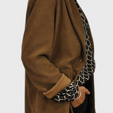 Blouse Jemima avec Boutons et Imprimé Géométrique