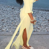 Robe Maxi Sans Dos Carlotta