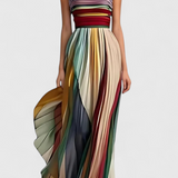 Robe Longue Leticia avec Chute Douce et Style Naturel