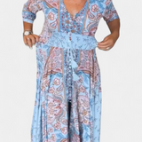 Robe d'été décontractée Dunya avec décolleté en V