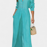 Mono Whitney avec décolleté en V et ouverture frontale