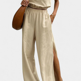 Ensemble en Coton et Lin Portia avec Ouverture Latérale