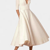 Robe Midi A-Line Nylah Charme Vintage