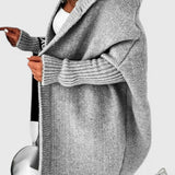 Cardigan en Tricot à Capuche Oversized Lovisa