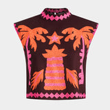 Ensemble Top Court et Jupe Sloan Palmier de Coco