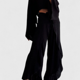 Ensemble Elsie Fluide avec Kimono et Pantalons Croisés