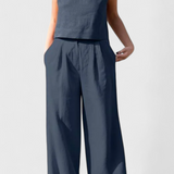 Ensemble Sans Manches Yvanne Vintage d'Été