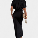 Robe Emryn Douce avec Nœud Croisé