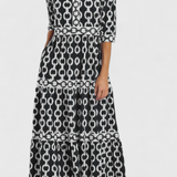 Robe Midi Casilda avec Imprimé de Chaînes
