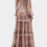 Robe Maxi Imprimé Paisley Vintage Ayla