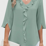 Blouse Casual Annemiek avec Coupe Ample et Style Sophistiqué