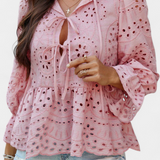 Top Bohemio Kayden en Dentelle avec Coupe Fluide