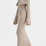 Robe en tricot ajustée à une épaule Solsona