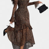 Robe Maxi Amali avec Décolleté Carré