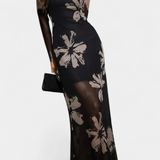 Robe Élégante Aldona avec Imprimé Floral