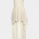 Robe Longue Hollis avec Col Halter et Dos Nu