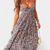 Robe Maxi Florale Reyna avec Dos Nu