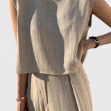 Ensemble de Deux Pièces Lauren à Jambes Larges